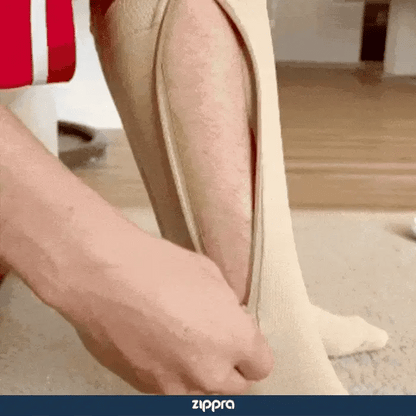 ZipFit Premium Kompressionssocken mit Reissverschluss