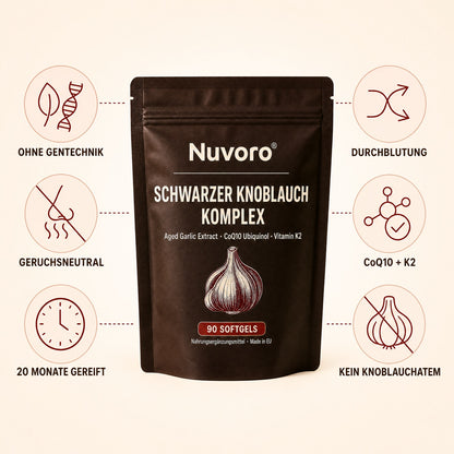 Nuvoro™ Schwarzer Knoblauch Komplex Softgels