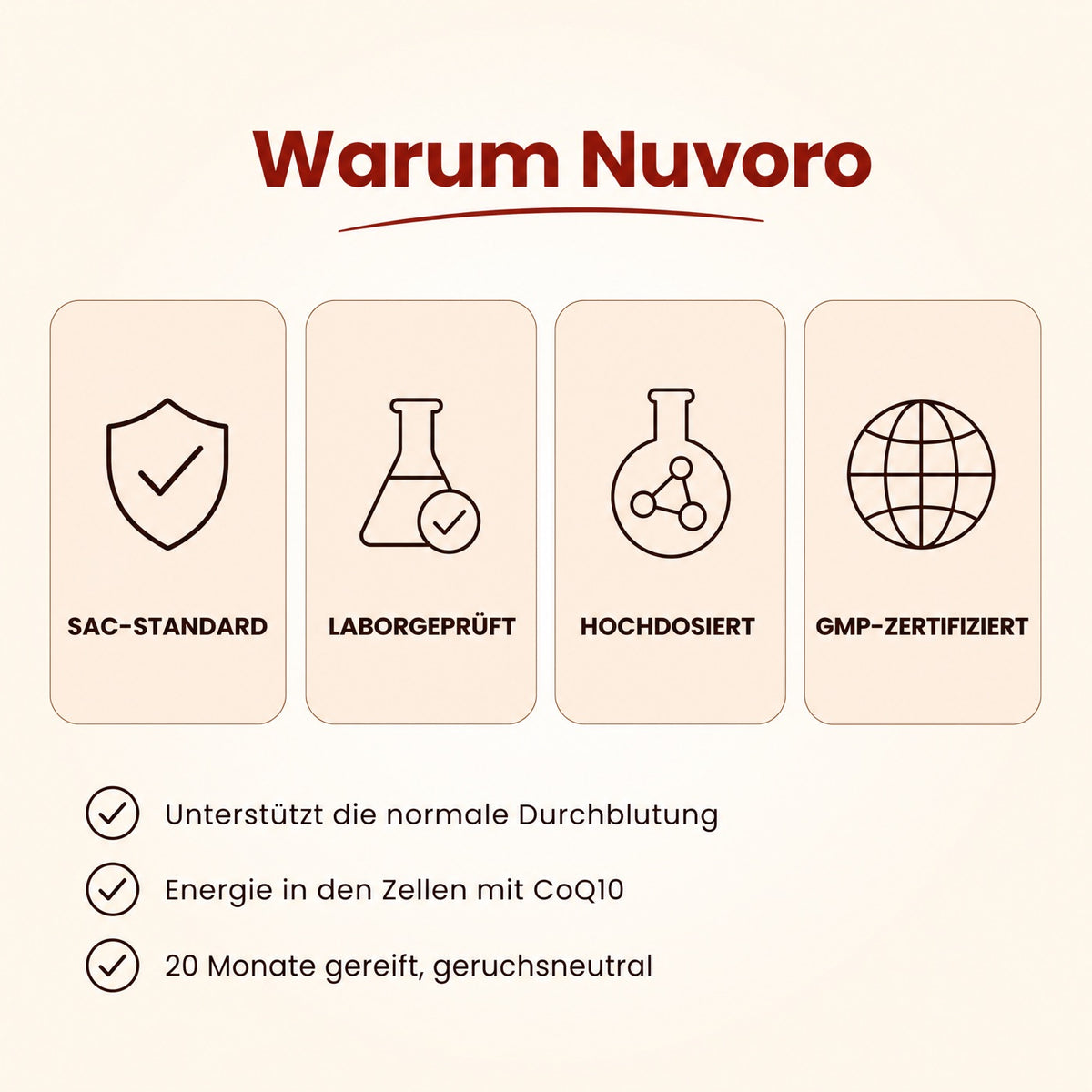 Nuvoro™ Schwarzer Knoblauch Komplex Softgels
